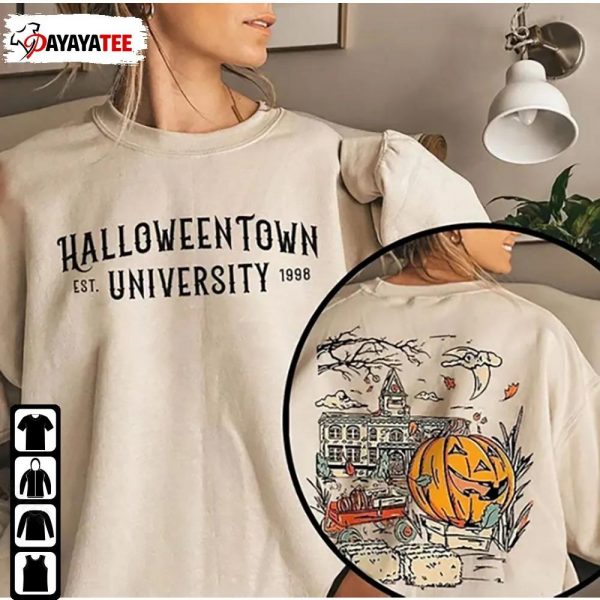 Halloweentown University Est 1998 Sweatshirt Vintage Unisex Hoodie - Ingenious Gifts Your Whole Family