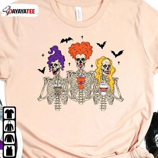 Halloween Sanderson Skeleton Shirt Hocus Pocus Sanderson Sisters - Ingenious Gifts Your Whole Family