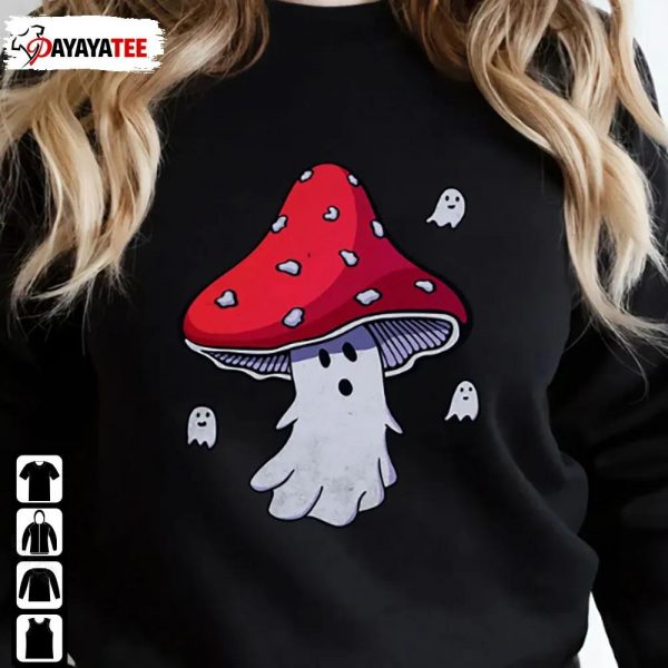 Cute Ghost Mushroom Shirt Boo Shroom Spooky Season Halloween - Ingenious Gifts Your Whole Family