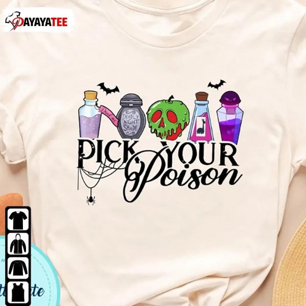 Halloween Pick Your Poison Shirt Disney Villain Kuzco Poison Apple - Ingenious Gifts Your Whole Family