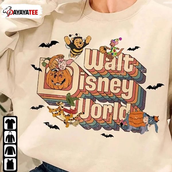 Vintage Disney Halloween Shirt Walt Disney World Winnie The Pooh - Ingenious Gifts Your Whole Family