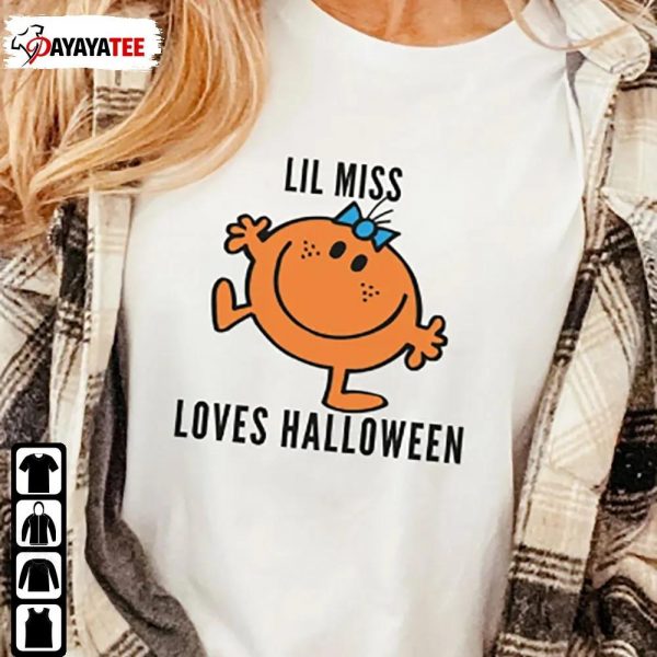 Little Miss Shirt Little Miss Loves Halloween Funny Gift - Ingenious Gifts Your Whole Family