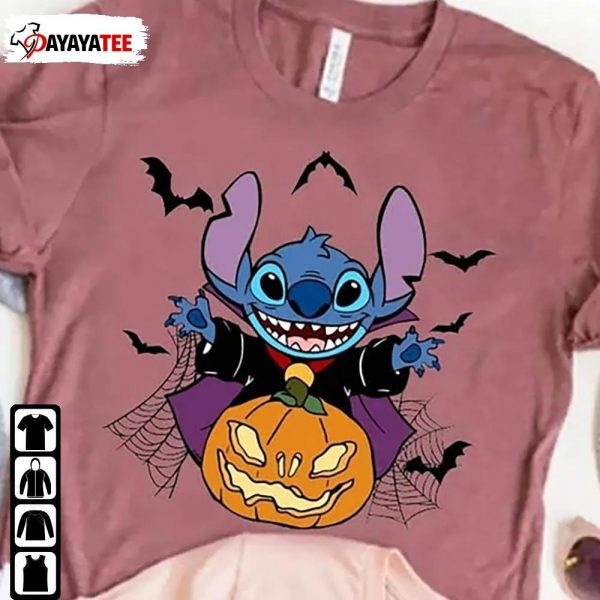 Dracula Stitch Hallowwen Shirt Disney Horror Movie Characters - Ingenious Gifts Your Whole Family