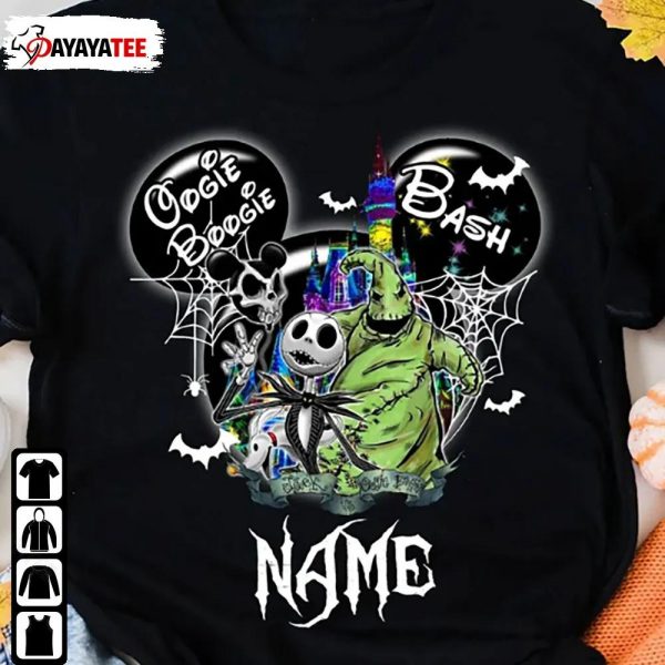 Personalized Jack And Sally Halloween Shirt Disney Oogie Boogie Bash - Ingenious Gifts Your Whole Family