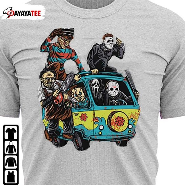 Horror Movie Mystery Machine Halloween Shirt Funny Party Hoodie Sweatshirt - Ingenious Gifts Your Whole Family