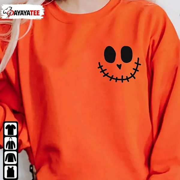 Jack O Lantern Face Halloween Sweatshirt Pumpkins Face Halloween Hoodie Shirt - Ingenious Gifts Your Whole Family