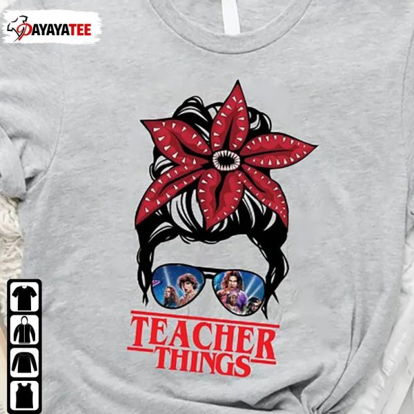 Teacher Things Halloween Shirt Spooky Season Horror Movies - Ingenious Gifts Your Whole Family