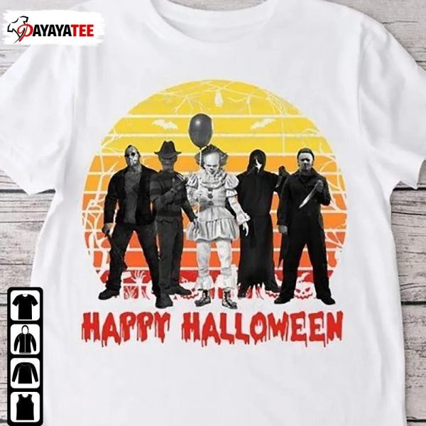Happy Halloween Horror Killers Shirt Horror Scary Movies - Ingenious Gifts Your Whole Family