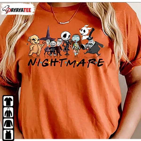 Nightmare Before Christmas Shirt Jack Skellington And Friends - Ingenious Gifts Your Whole Family