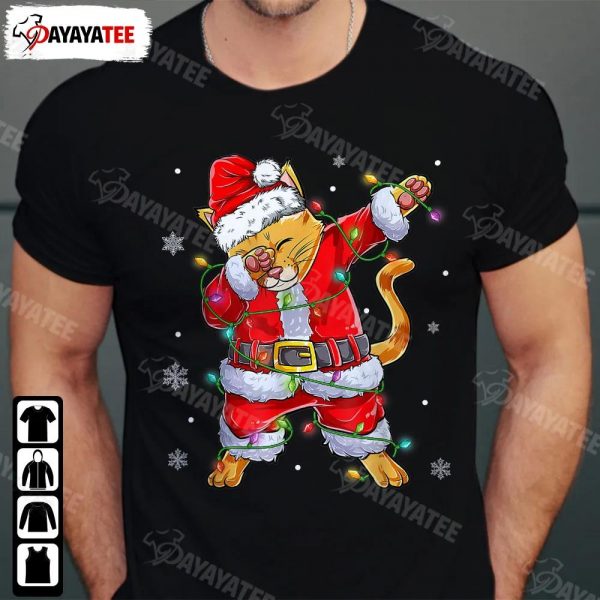 Christmas Dabbing Santa Cow Shirt Funny Cowmas Outfit To Xmas Party - Ingenious Gifts Your Whole Family