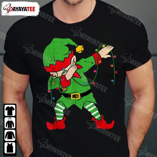 Christmas Dabbing Elf Squad Light Shirt Funny Xmas Family Matching Outfit To Xmas Holiday Party - Ingenious Gifts Your Whole Family