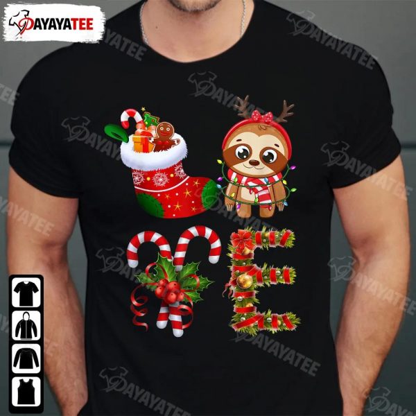 Sloth Christmas Lights Led Shirt Funny Santa Hat Christmas Outfit For Xmas Parties - Ingenious Gifts Your Whole Family