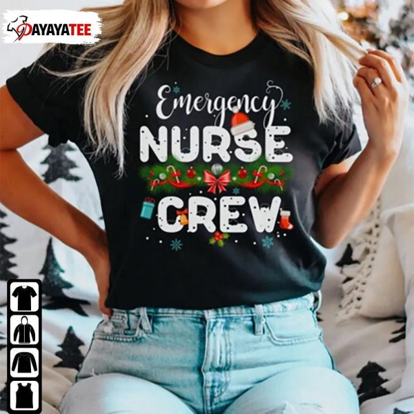 Christmas Emergency Nurse Shirt Sweatshirt Hoodie Gift Ideas For Nurse - Ingenious Gifts Your Whole Family