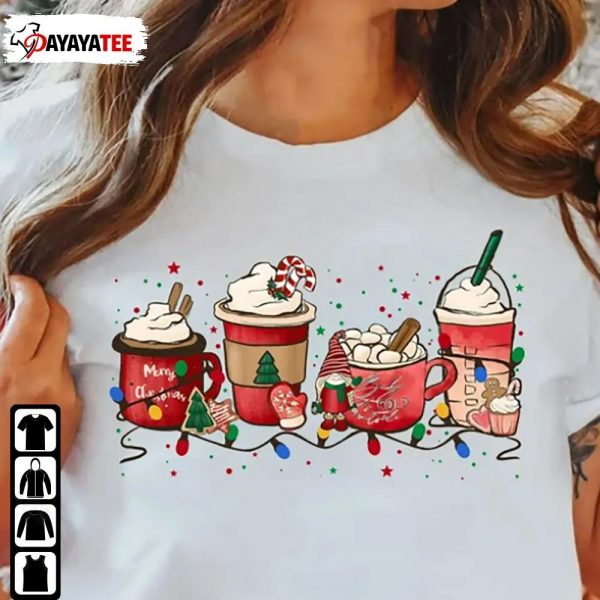 Cute Christmas Coffee Shirt Merry Xmas Drink Unisex - Ingenious Gifts Your Whole Family