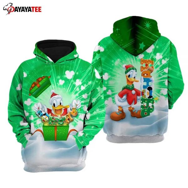 Donald Duck Hohoho Christmas 3D Hoodie Unisex Cartoon Gift - Ingenious Gifts Your Whole Family