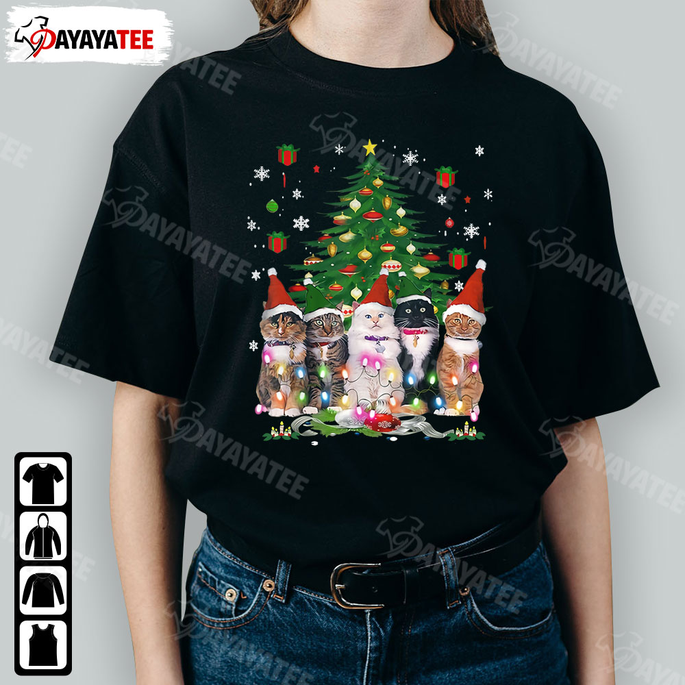 Cats Christmas Shirt Meowy Family Cat Pajamas - Ingenious Gifts Your Whole Family
