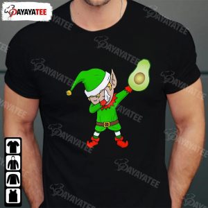 Christmas Dabbing Elf Avocado Guacamole Shirt Funny Outfit To Xmas Party - Ingenious Gifts Your Whole Family