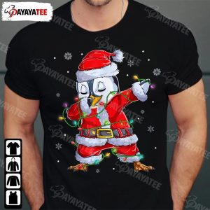Christmas Dabbing Santa Penguin Shirt Funny Penguinmas Outfit To Xmas Party - Ingenious Gifts Your Whole Family