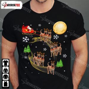 Christmas Dog Riding Santa Shirt English Mastiff Reindeer Snow Xmas Tree - Ingenious Gifts Your Whole Family