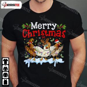 Merry Christmas Chicken Light Shirt Funny Merry Xmas Lightweight - Ingenious Gifts Your Whole Family