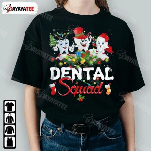 Dental Squad Dentist Christmas Shirt Funny Dental With A Santa Hat Christmas Tree - Ingenious Gifts Your Whole Family