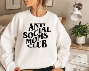 ASMC Sweatshirt, Antisocial Moms Club, Halloween Sweatshirt, Moms Funny Sweatshirt, Mom Life Sweater, Gift For Mom, Mothers Day Sweatshirt stirtshirt