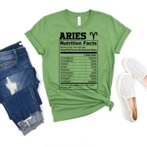 Aries Nutrition Facts, Aries Shirt, Aries Gift