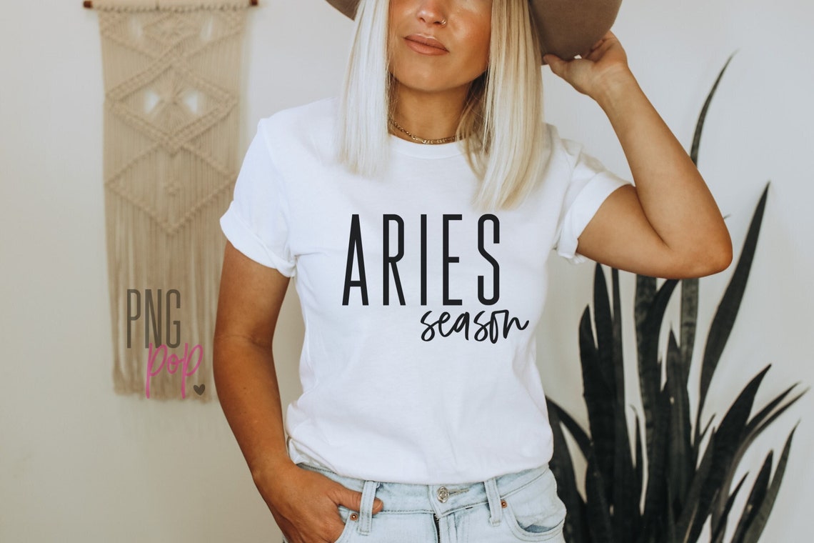 Aries Season Cute Zodiac April Birthday Shirt
