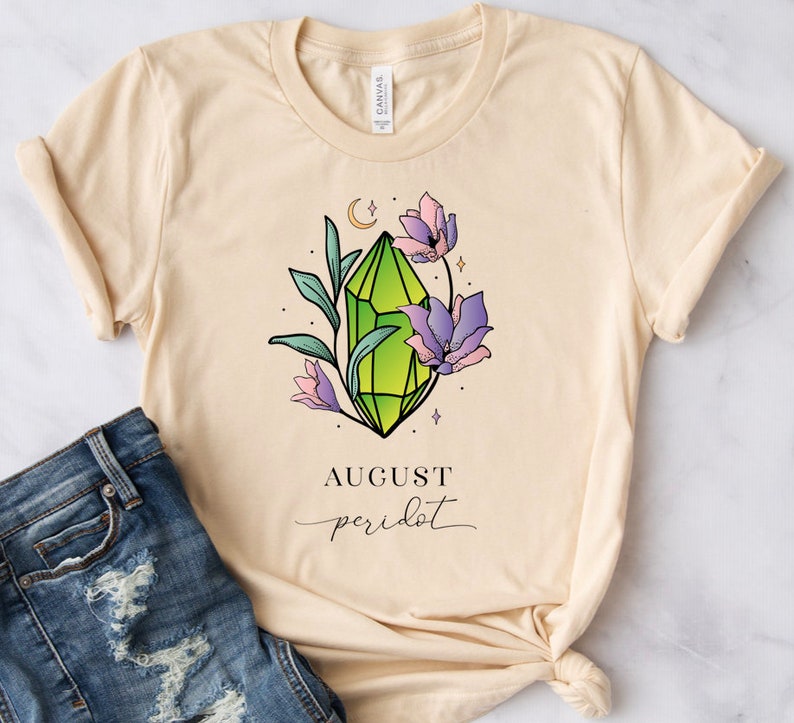 August Birthday gift, Crystal Birth Month Shirt