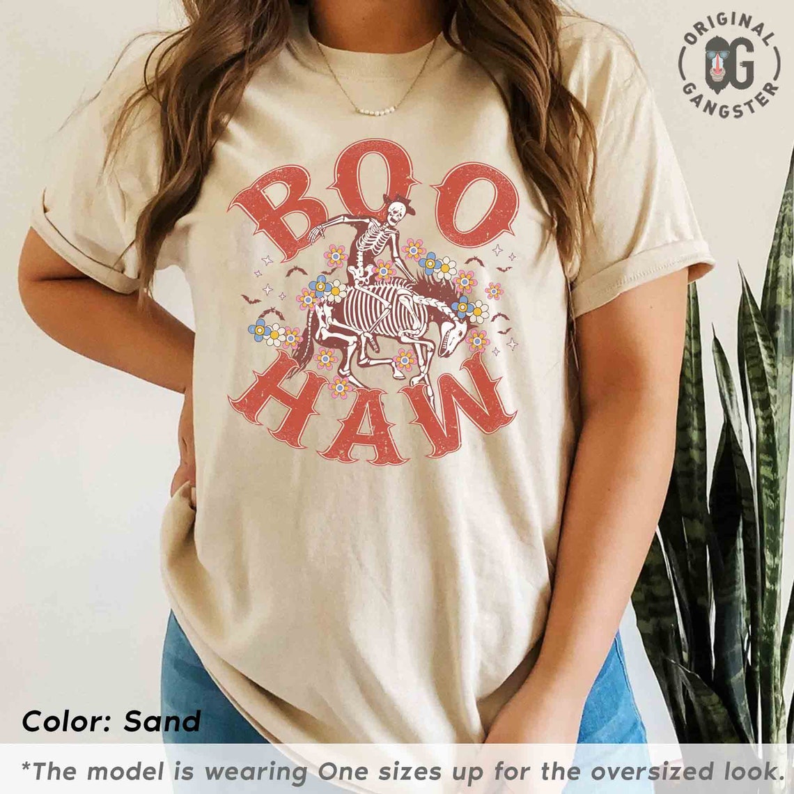 Boo Haw Western Shirt, Ghost Halloween Shirt, Retro Halloween Shirt, Ghost Cowboy Shirt, Fall Graphic Tee, Cute Country Spooky shirt
