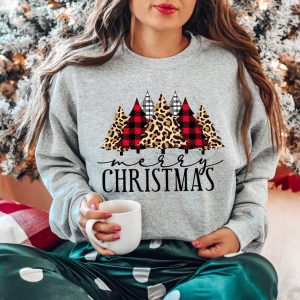 Buffalo Plaid Christmas T-shirt,Merry Christmas Shirt,Christmas T-shirt, Christmas Family Shirt,Christmas Gift, Holiday Gift.Matching Shirt