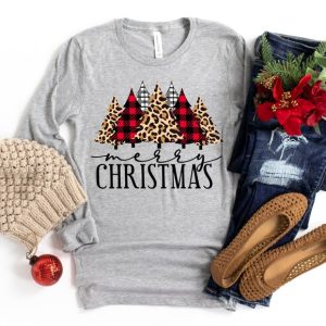 Buffalo Plaid Christmas T-shirt,Merry Christmas Shirt,Christmas T-shirt, Christmas Family Shirt,Christmas Gift, Holiday Gift