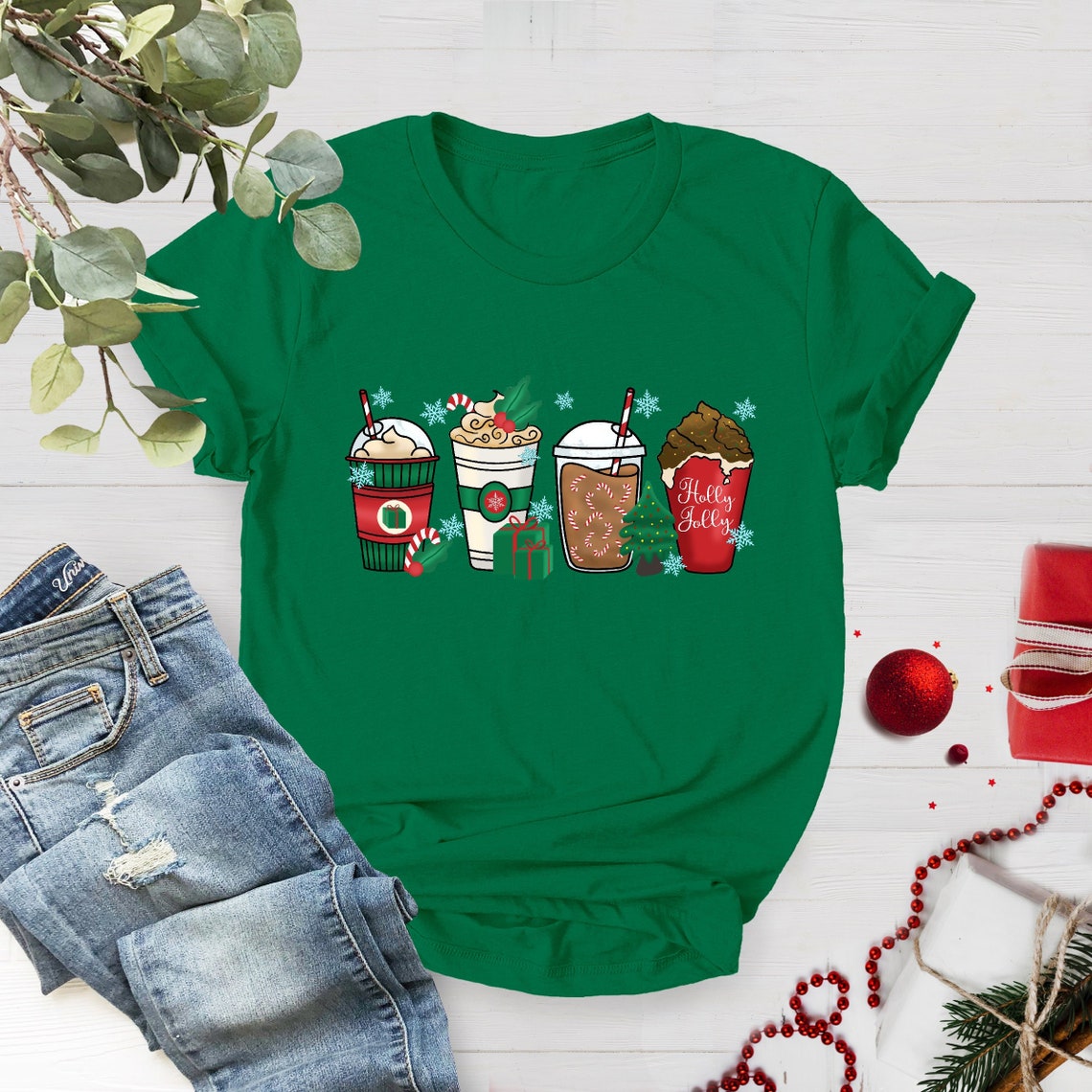 Christmas Coffee Shirt, Cute Christmas Shirt, Christmas Shirt for Women, Cozy Christmas Shirt, Christmas Gift, Christmas Shirt, Coffee Lover