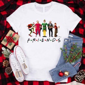 Christmas Friends Shirt, Vintage Xmas Tee, 90s Movie Actors, Family Vacation Tee, Santa Ralphie Clark Griswold Grinch Kevin McAllister