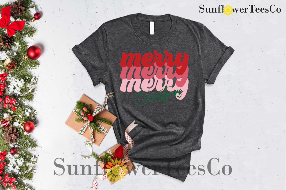 Christmas Shirt, Merry Christmas Shirt, Classic Christmas outfit, Christmas Shirts For Women, Christmas Gifts, Cute Christmas Tee Shirt Idea