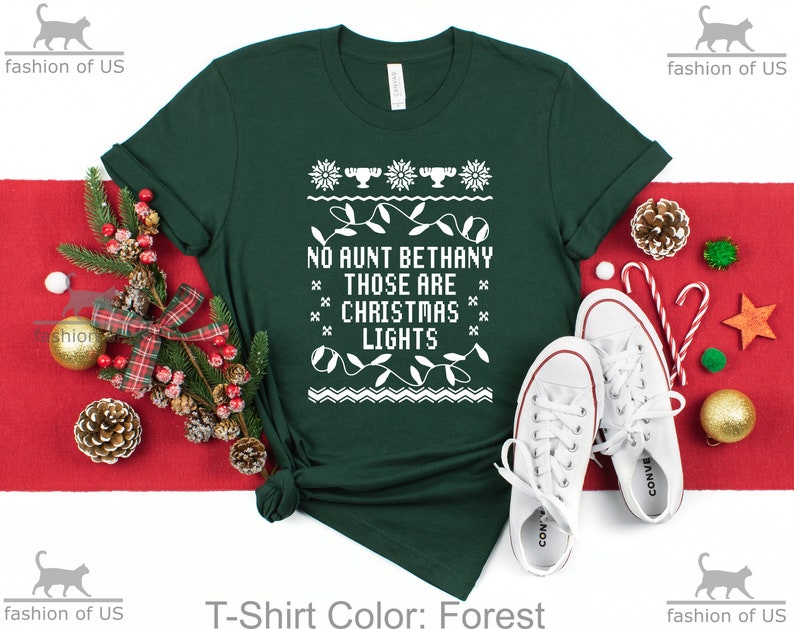 Christmas Vacation Clark And Aunt Bethany Shirt | Is Your House On Fire Clark | No Aunt Bethany Those Are Christmas Lights | Couple Tee