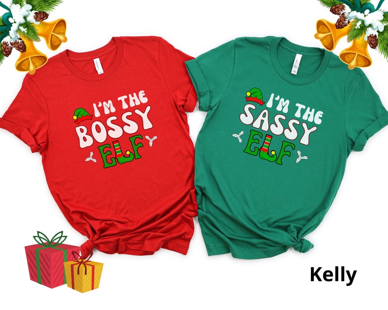 Custom Elf Family Matching Shirts, Family Matching Christmas Shirts, Friends Christmas Shirt, Christmas Office Party, Group Christmas Shirts