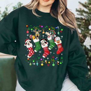 Disney Christmas Lights Shirt, Mickey & Friends Christmas shirt, Disney Family Holiday shirt, Disneyland Christmas shirt, Cute Xmas Tee