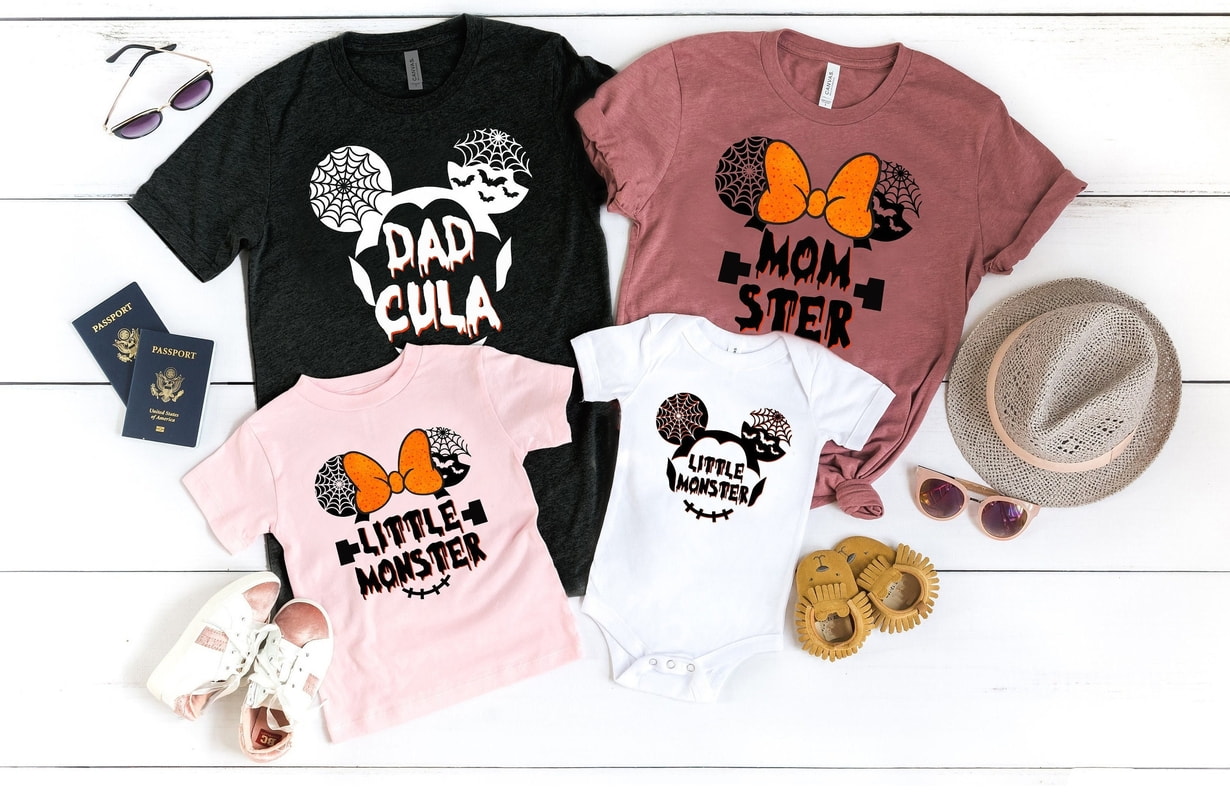 Disney Halloween Family Shirt, Momster Shirt, Family Disneyworld Shirt, Custom Disney Shirt Disneyworld Shirts Family Disney Vacation Family