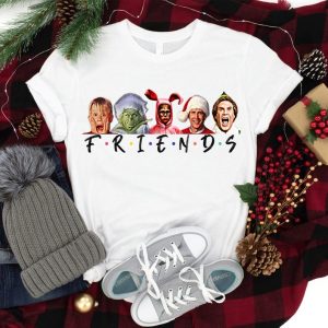 F.R.I.E.N.D.S Christmas MoviesTV Shows T-Shirt, Cute Holiday Shirt, Christmas Apparel, Christmas Crewneck Shirt, Christmas Gift Ideas