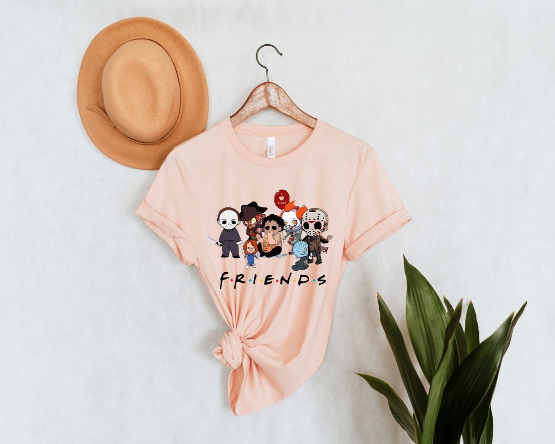 Friends Halloween Shirt, Horror Movie Killers T-shirt, Horror Movie Shirt, Scary Friends Tee, Halloween Family Shirt, Scary Tee, Friends Tee