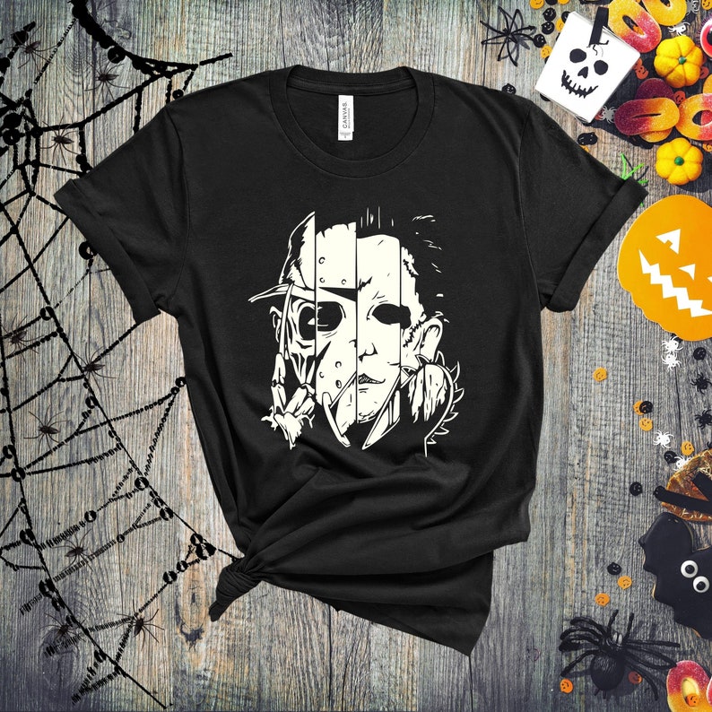 Halloween Horror Movie Killers Shirt, Scary Friends Shirt, Friends Halloween Shirt, Halloween Shirt, Funny, Horror Squad, Horror Friends
