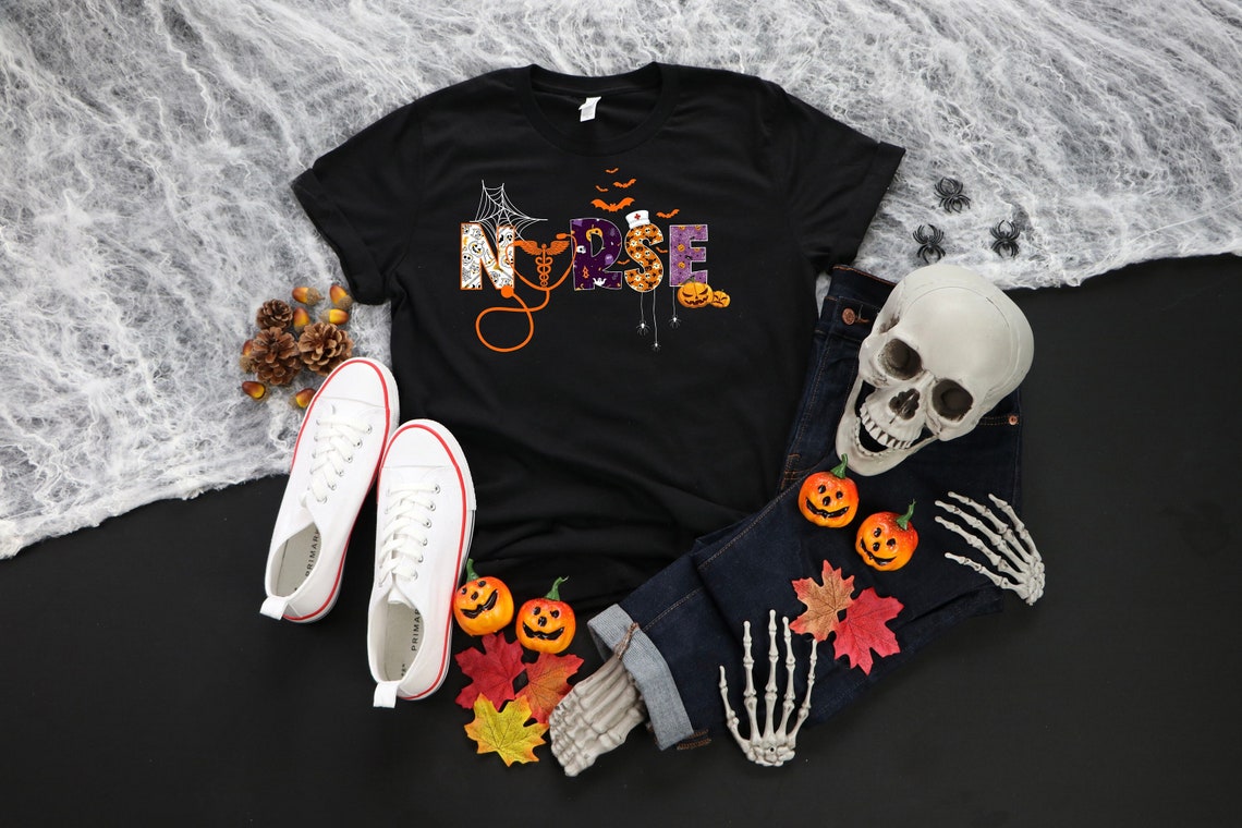 Halloween Nurse shirt, Halloween Nursing Shirt, Nurse Fall Shirt, Nurse Halloween, Nursing Tee, Halloween Shirt, Halloween Shirt
