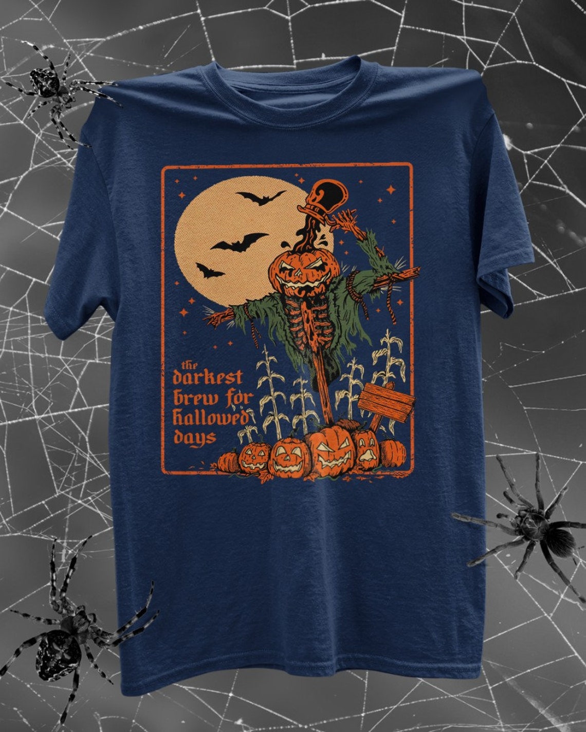 Halloween T-Shirt, Darkest Brew Halloween Shirt, Vintage Halloween Shirt