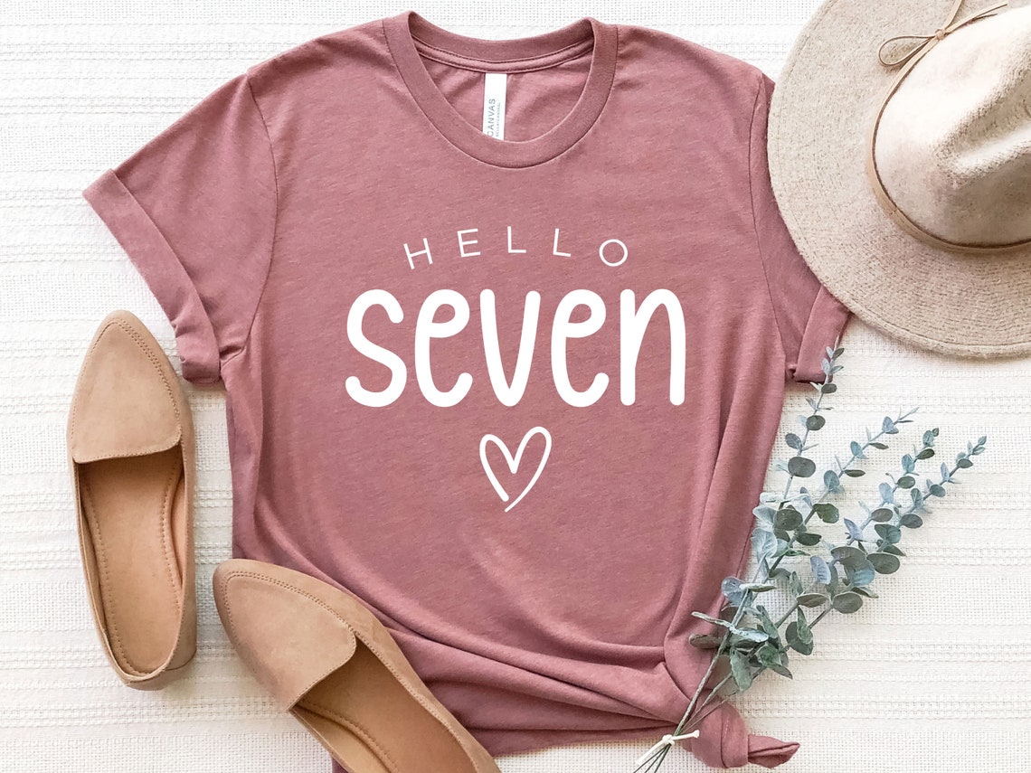 Hello Seven Shirt For Birthday Party