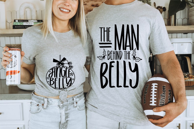 Pregnancy T-shirt Couple T-shirts Funny Maternity Shirts Cute 
