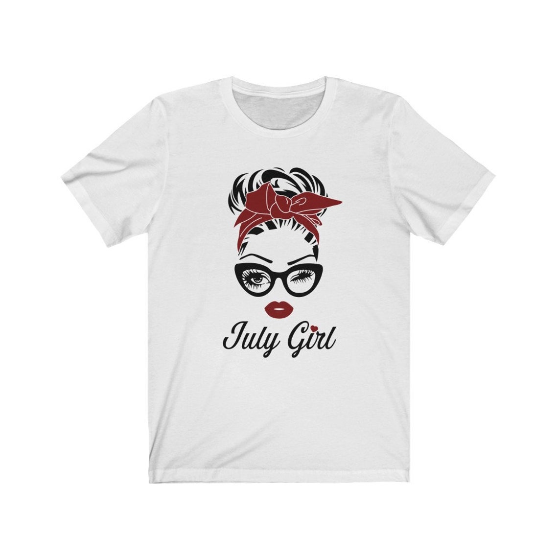 July Girl Birthday Shirt For Women