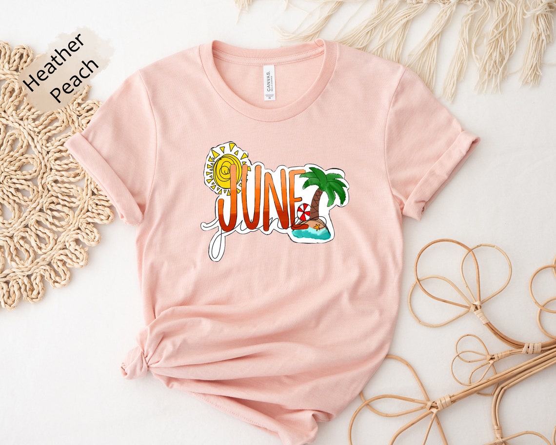 June Girls Birthday Shirt, Women Birthday T-Shirt