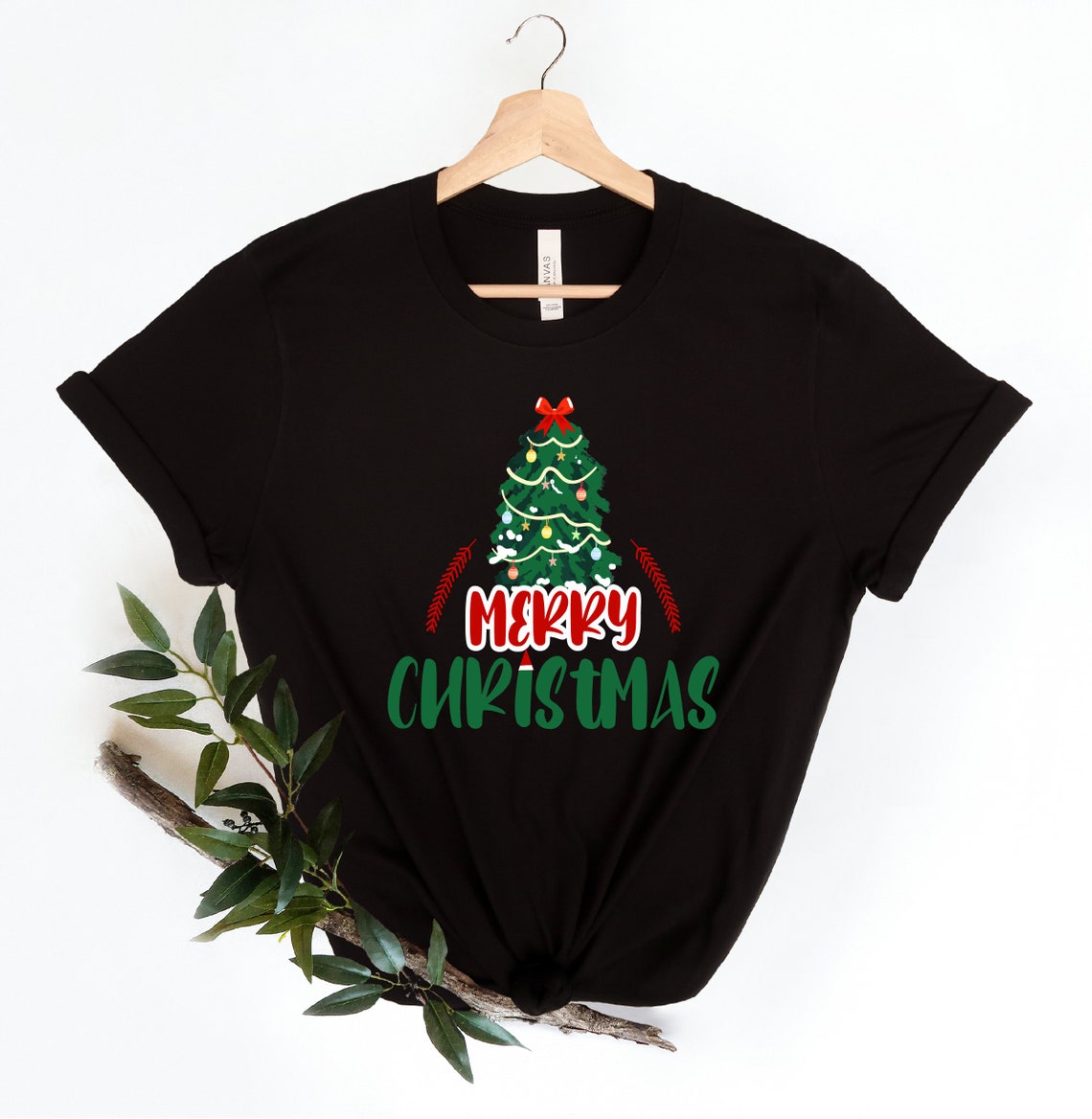 Ladies Merry Christmas Shirt, Women Holiday Shirt, Women Christmas Shirt, Cute Christmas Shirt, Cute Christmas Tree Shirt, Lady Christmas