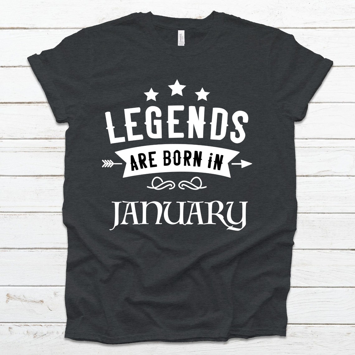 Legends Are Born In January Shirt